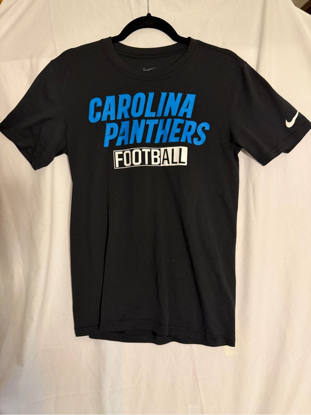 #398 Nike Carolina Panthers Black Graphic Tee